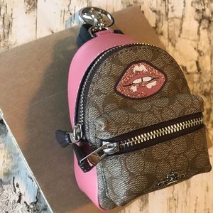 backpack coin purse keychain